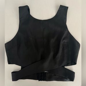 NBD black crop Revolve